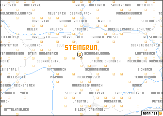 map of Steingrün