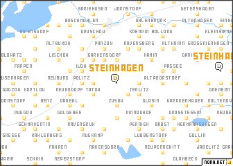 map of Steinhagen