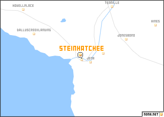 map of Steinhatchee
