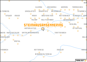 map of Steinhaus am Semmering