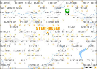 map of Steinhausen