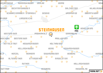 map of Steinhausen