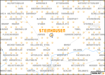 map of Steinhausen