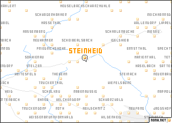 map of Steinheid