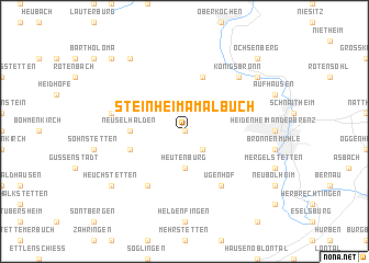 map of Steinheim am Albuch