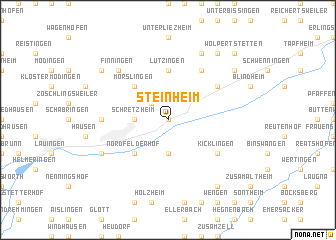 map of Steinheim