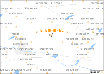 map of Steinhöfel