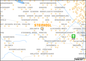 map of Steinhögl