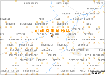 map of Steinkämperfeld