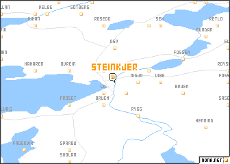 map of Steinkjer