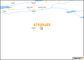 map of Steinkjer