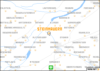 map of Steinmauern