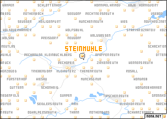 map of Steinmühle