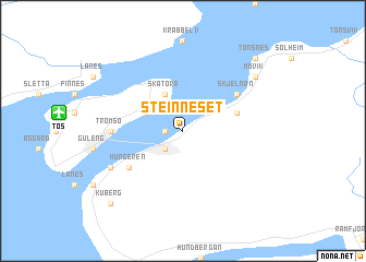 map of Steinneset