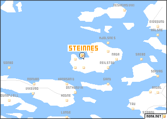 map of Steinnes