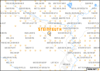 map of Steinreuth