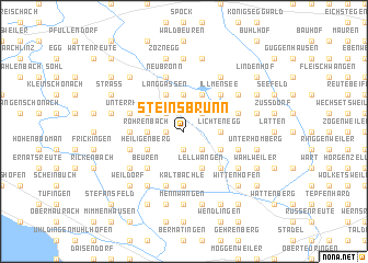 map of Steinsbrunn