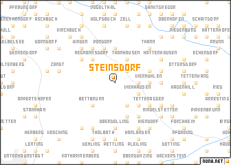 map of Steinsdorf