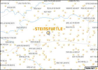 map of Steinsfürtle