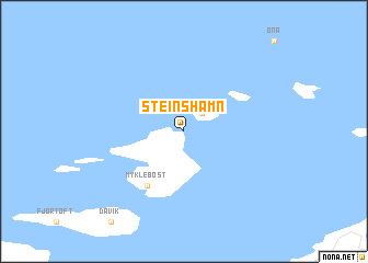 map of Steinshamn