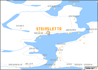 map of Steinsletta