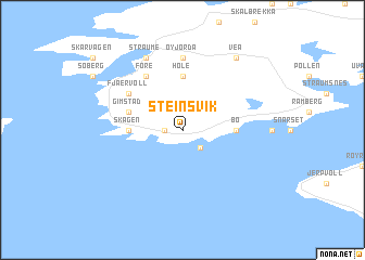 map of Steinsvik