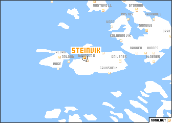 map of Steinvik