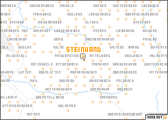 map of Steinwand