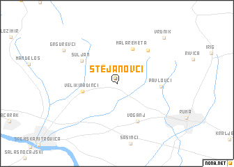 map of Stejanovci