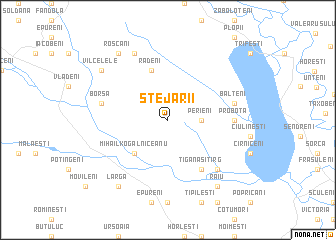 map of Stejarii