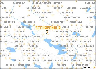 map of Stekaremåla