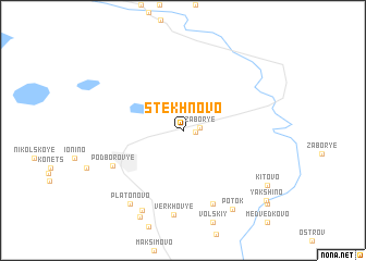 map of Stekhnovo