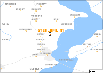 map of Steklofiliny