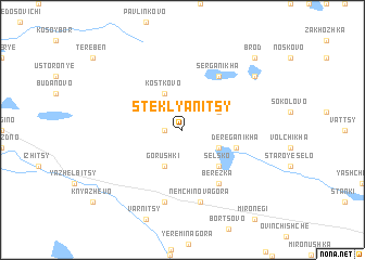 map of Steklyanitsy