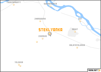 map of Steklyanka