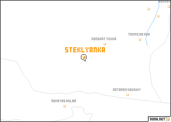 map of Steklyanka