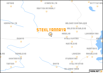 map of Steklyannaya