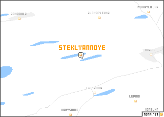 map of Steklyannoye