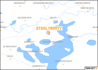 map of Steklyannyy