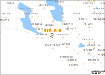 map of Stelëvo