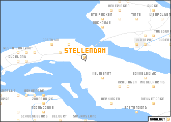 map of Stellendam