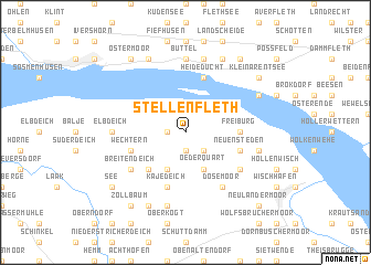 map of Stellenfleth