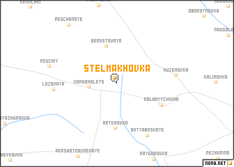 map of Stelʼmakhovka