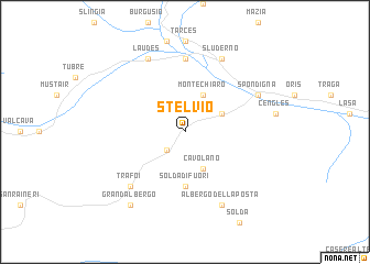 map of Stelvio