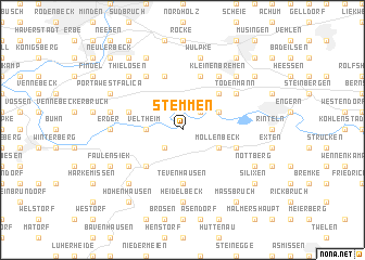 map of Stemmen