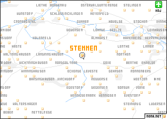 map of Stemmen