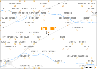 map of Stemmen