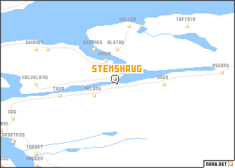 map of Stemshaug