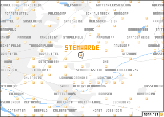 map of Stemwarde