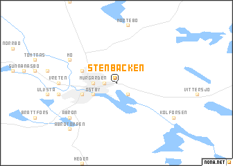 map of Stenbäcken